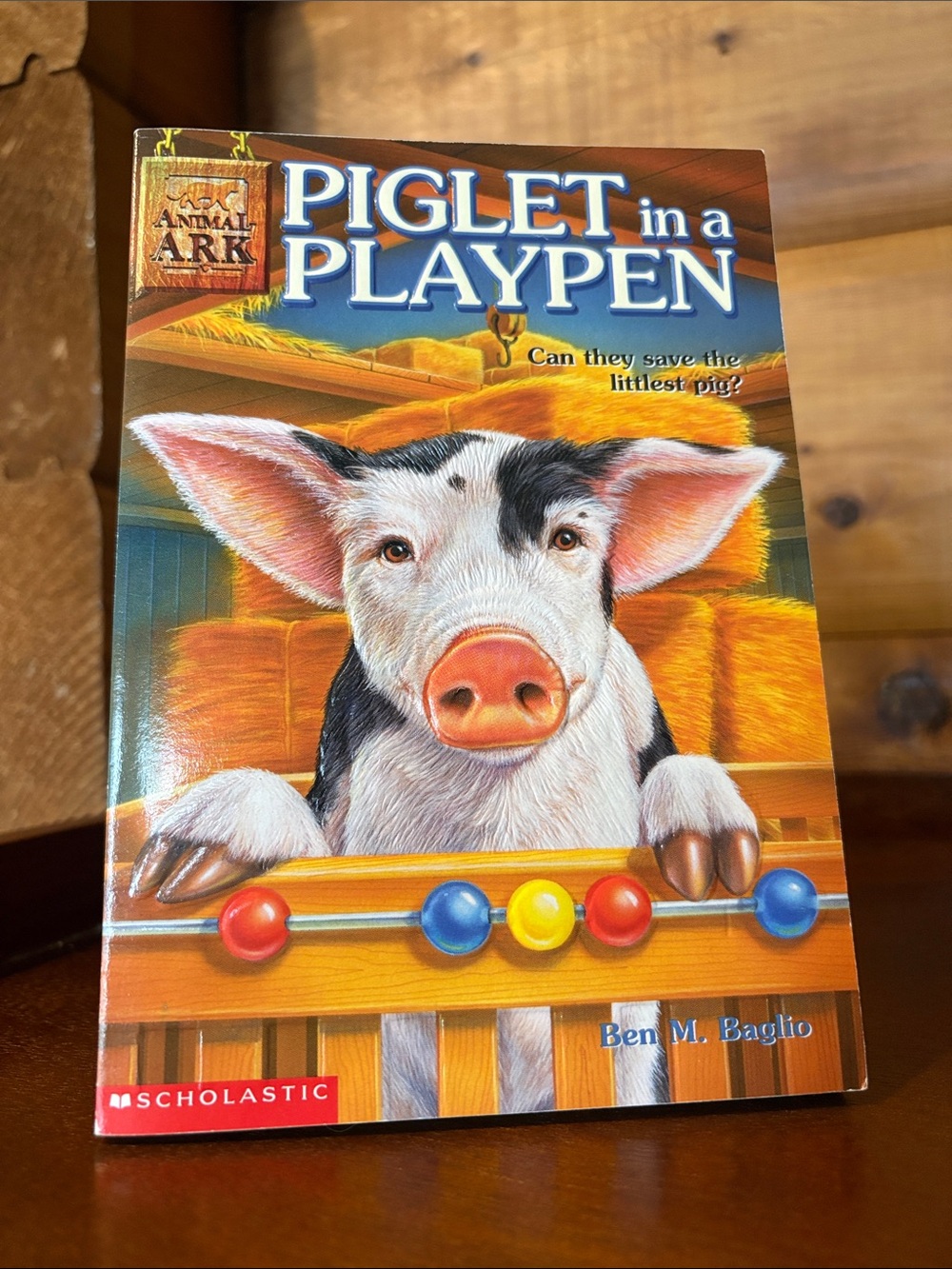 1999 Piglet in a Playpen by Ben M. Baglio, Animal Ark | Scholastic